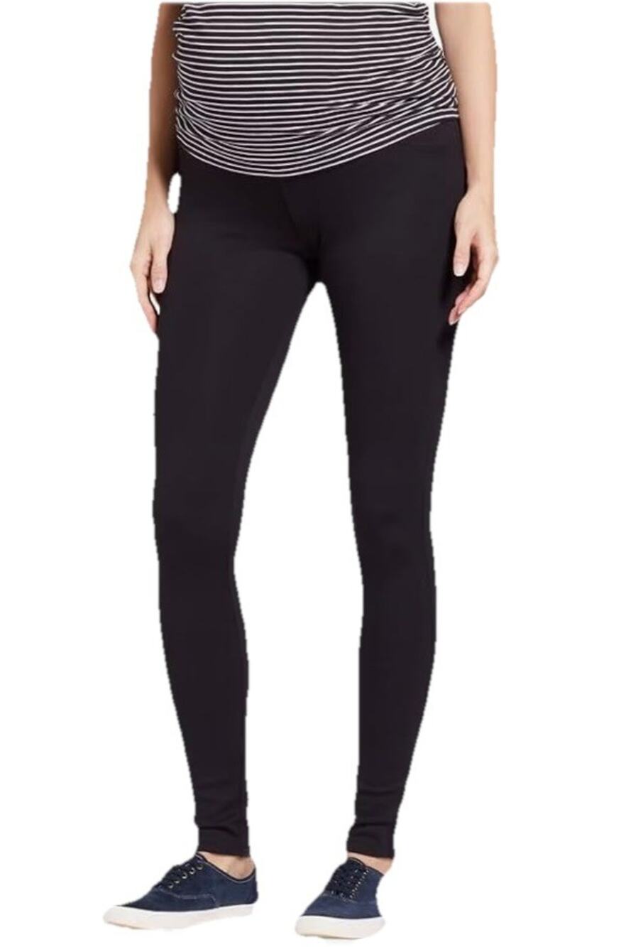 Isabel by Ingrid & Isabel Black Maternity Jeggings Pants Activewear Size L